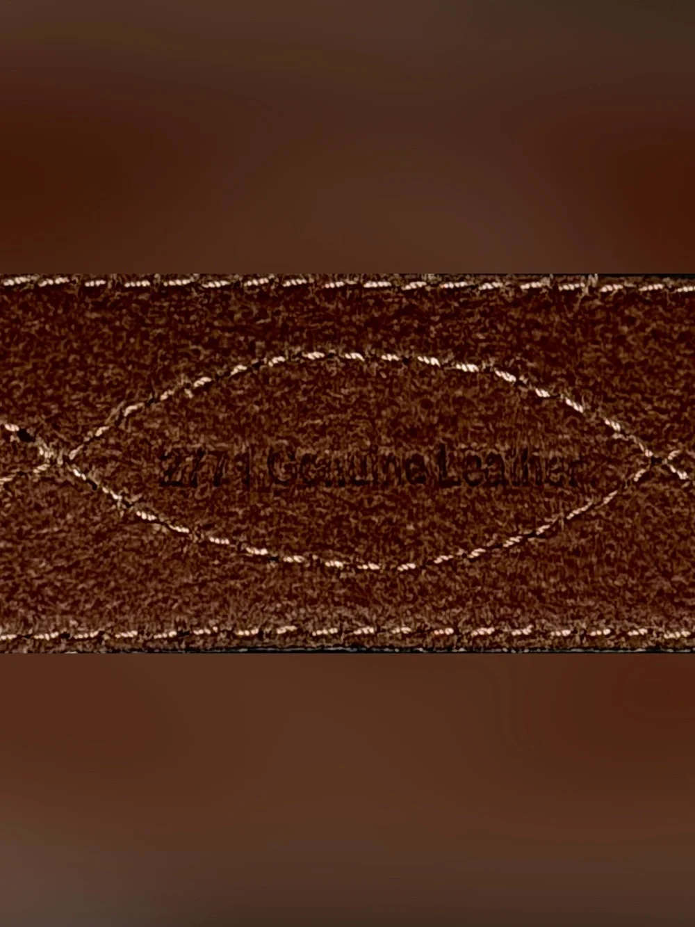 Tan Genuine Leather Women’s Belt